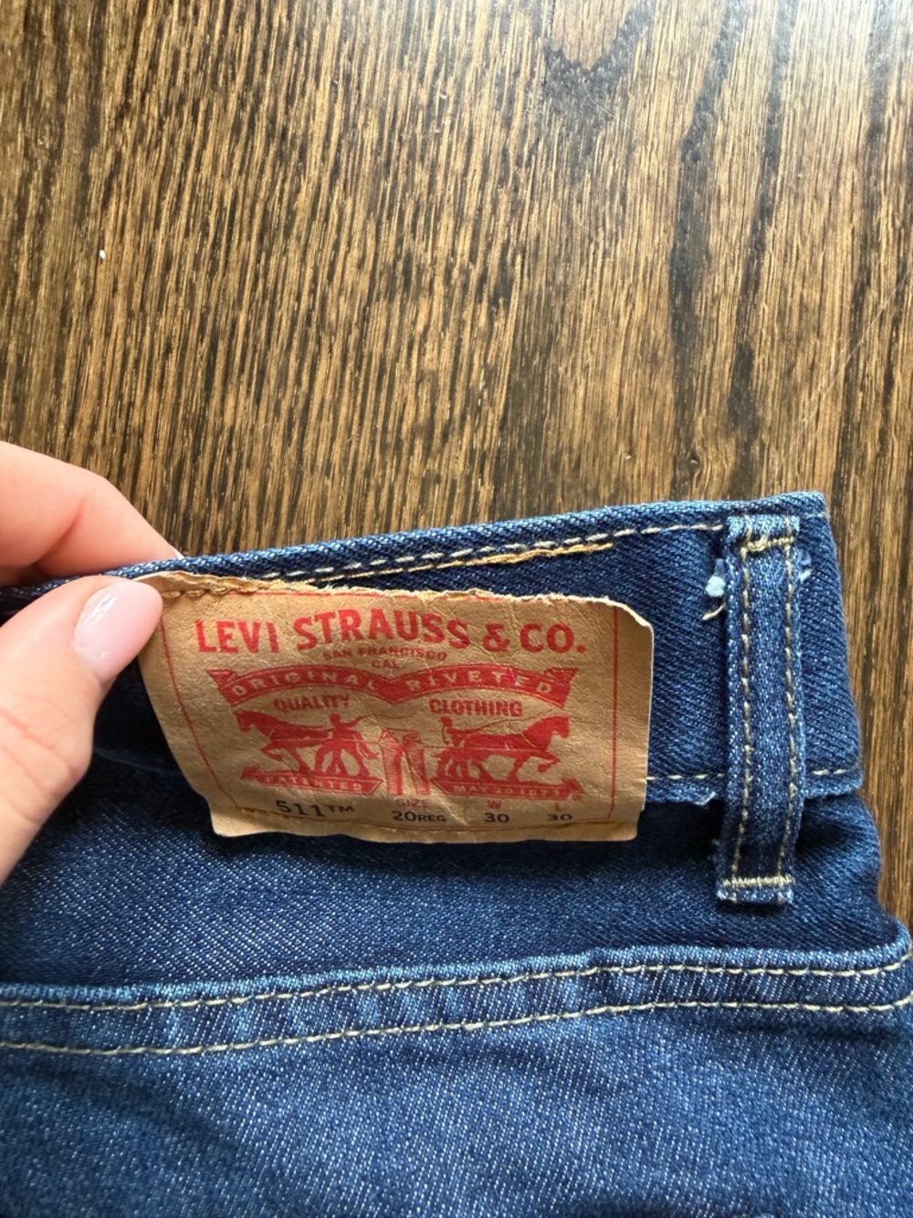 Levi's 511 Slim Men’s Dark Blue Denim Jeans - Picture 12 of 12